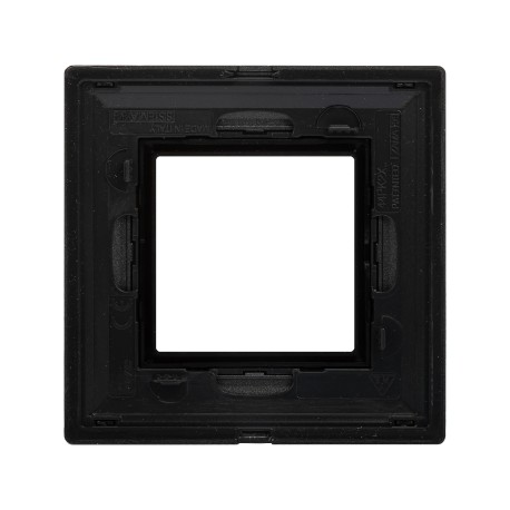 4403852 | Рамка из металла, "Avanti", темно-серая, 2 модуля-2