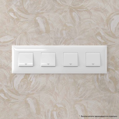 4400908 | Рамка ARTLEBEDEV, "Avanti", "Белое облако", 8 модулей-5