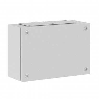 R5CDE32120F | Сварной металлический корпус CDE, 300х200х120 мм, с фланцами, IP55