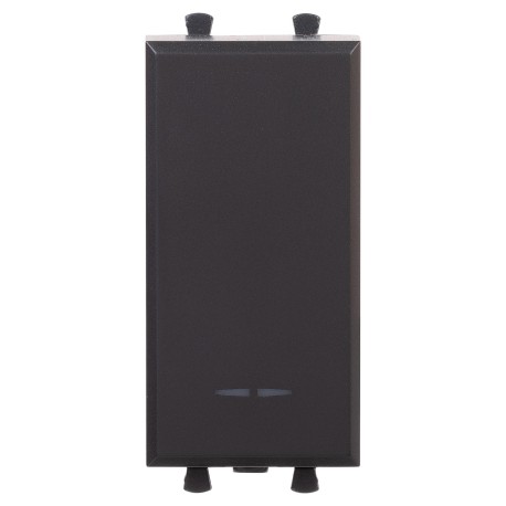 4412101 | Выключатель модульный, Avanti, Черный матовый, 1 модуль