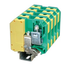 Клемма заземления, винтовой зажим, 2 точки подключения, 95 кв.мм