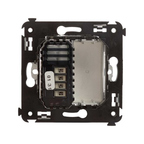 4404343 | Диммер кнопочный в стену для LED ламп, "Avanti", "Закаленная сталь"-2