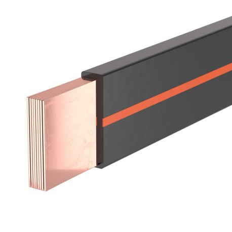 R5BFC6631 | Гибкая шина в ПВХ изоляции, 6x63x1мм, ном. ток 1000А, длина 2 метра