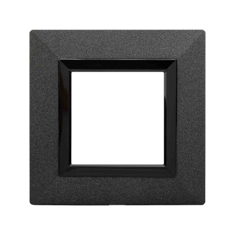 4407852 | Рамка из металла, "Avanti", графитовая, 2 модуля