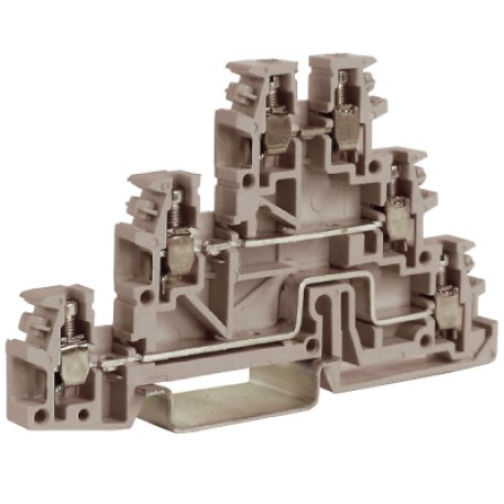 ZTL300 | TLD.2(Ex)i, 3 уровневый проходной зажим синий 2,5 кв.мм