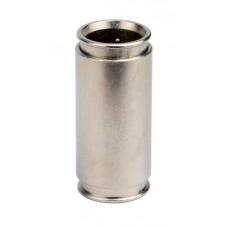 Муфта труба-труба д.16мм, IP66/IP67, никелированная латунь