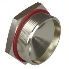 Заглушка взрывозащищенная Ex d e, NPT 1 1/2", сталь нержавеющая AISI 316L, IP66/67/68