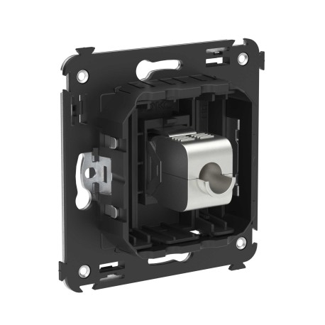 4412763 | Компьютерная розетка RJ-45 без шторки в стену, кат.5e одинарная экранированная, "Avanti", "Черный матовый"-2