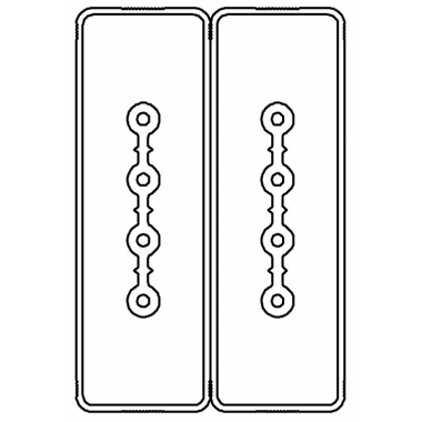 LTC25FSP43AA000 | Секция прямая 3+3 точек отвода L=3000мм, Cu, 4P+4P, 25A