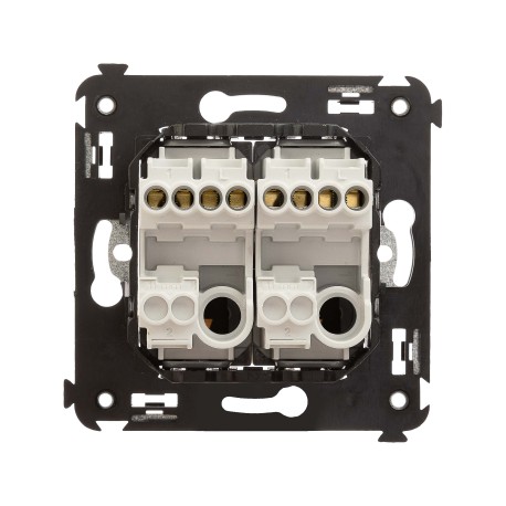 4405154 | Кнопка двухклавишная в стену, Avanti, Ванильная дымка-2