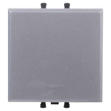 4404122 | Инвертор одноклавишный модульный, "Avanti", "Закаленная сталь", 2 модуля