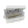 NE3110 | Коробка уравнивания потенциалов, 10 зажимов, 6 вводов д.25мм, 120х80х50мм, IP55