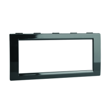 Рамка универсальная на 4 модуля, цвет чёрный