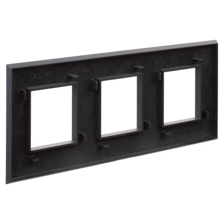 4412906 | Рамка Avanti, Черный матовый, 3 поста (6 мод.)-3