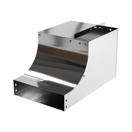 ISURL0530KC | Угол CSSD 90 вертикальный внутренний переходник правосторонний осн.300 H50, нержавеющая сталь AISI 304 (крепеж в комплекте), необходимыми для монтажа