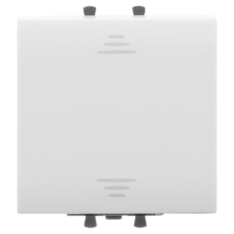 4400102 | Выключатель одноклавишный модульный, "Avanti", "Белое облако", 2 модуля