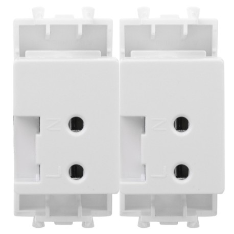 4400542 | USB зарядное устройство модульное, "Avanti", "Белое облако", 2 модуля-2