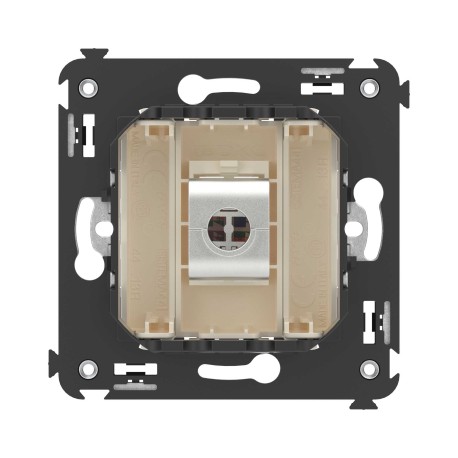 4405763 | Компьютерная розетка RJ-45 без шторки в стену, кат.5e одинарная экранированная, "Avanti", "Ванильная дымка"-3