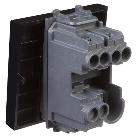 4402152 | Кнопка одноклавишная модульная, "Avanti", "Черный квадрат", 2 модуля-3