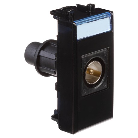 4402501 | Розетка TV оконечная модульная, "Avanti", "Черный квадрат", 1 модуль-1