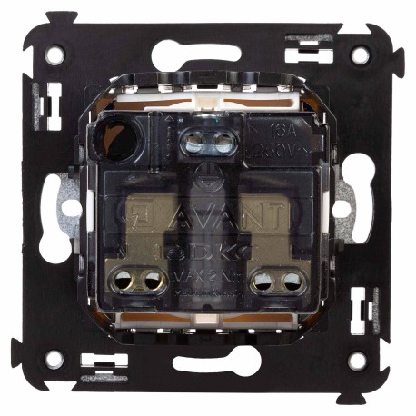 4400003 | Розетка в стену, 2P+E, с з/ш, "Avanti", "Белое облако"-2