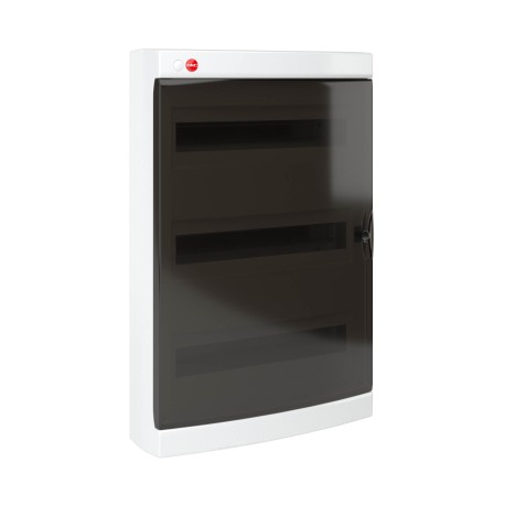 RB54W4RWD | Щиток настенный с дверцей 54 мод.,IP41, белый, с клеммным блоком 160А