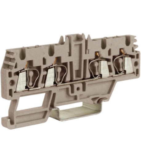 ZHM520GR | HMM.2/2+2GR, проходной зажим 2,5 кв.мм серый 2 ввод/2 вывода