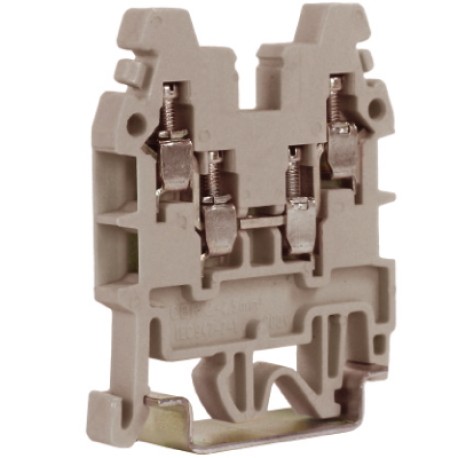 ZCR110GR-RET | CBR.2GR, проходной зажим серый 2 ввода/2 вывода, 2,5 кв.мм