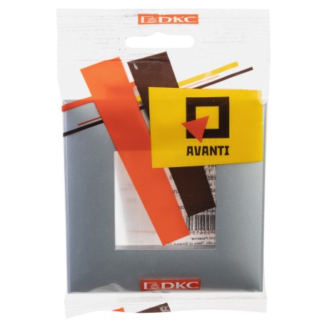 4404902 | Рамка ARTLEBEDEV, "Avanti", "Закаленная сталь", 2 модуля-4