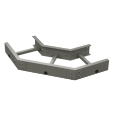 Угол горизонтальный 90° 500х100 R300, стеклопластик