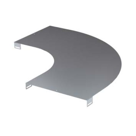 LK0043ZL | Крышка на угол горизонтальный 90°, осн.400, R300, 1.0мм, цинк-ламельное