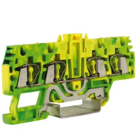 ZHT520-RET | HTE.2/2+2, зажим для заземления, 2 ввод/2 вывода, 2,5 кв.ммжелто-зеленый