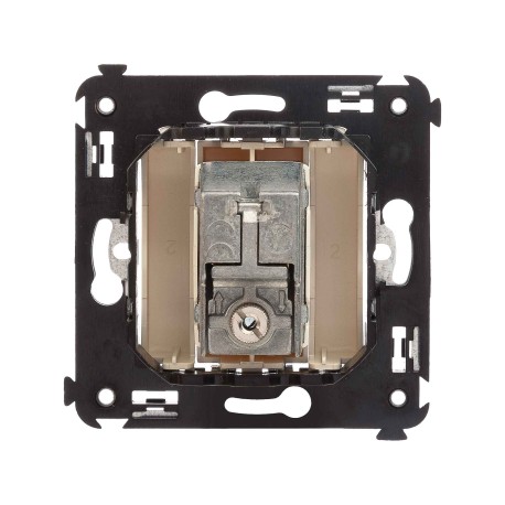 4405513 | Розетка TV проходная в стену, Avanti, Ванильная дымка-2