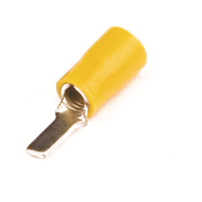Наконечник штыревой плоский с изолир.фланцем 2,5-6 кв.мм 3,9х9 мм (НШПИ)