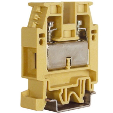 ZCB510 | CBD.16, проходной зажим бежевый 16 кв.мм