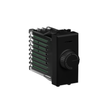 Диммер поворотный модульный, Avanti, Черный матовый, 1 модуль