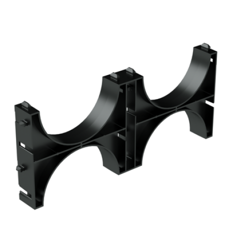 025902 | Держатель расстояния (кластер) для двустенных труб, д.90, двойной