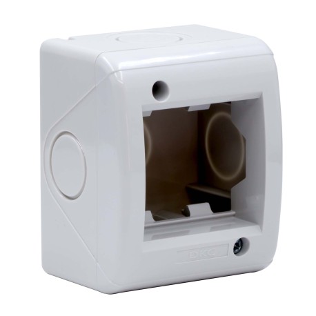 54640 | Модульная настен. коробка для эл/устан. изделий VIVA, IP40, 2мод.-1