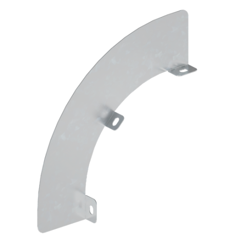 SSD90500KZL | Перегородка SEP для углов CD 90, H50, цинк-ламельное