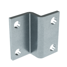 Пластина для крепления консолей BBF-60 к тяжелому подвесу/профилю, горячеоцинкованное