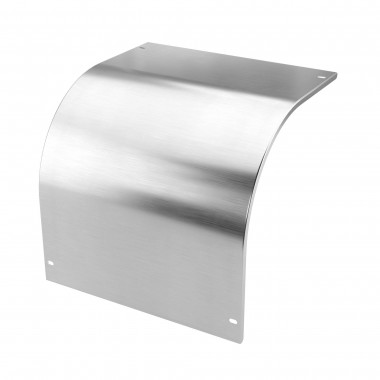 IKSOL810C | Крышка на угол вертикальный внешний 90° 100х80, 0.8мм, нержавеющая сталь
