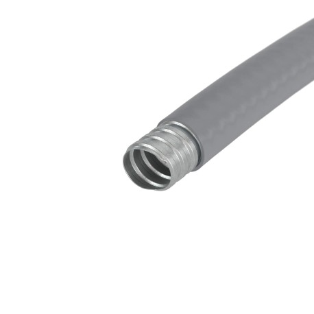 607E032 | Металлорукав DN 26мм в гладкой EVA изоляции, Dвн 26,5 мм, Dнар 34,0, IP66, 25 м, цвет серый-1