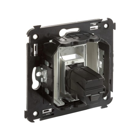 4404253 | HDMI розетка одинарная в стену, тип А-А, Avanti, Закаленная сталь-3