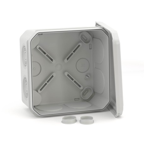 53800 | Коробка ответвит. с кабельными вводами, IP55, 100х100х50мм-3