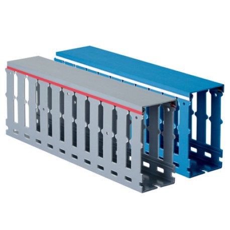 00127RL | Короб перфорированный, серый RL12 25x30