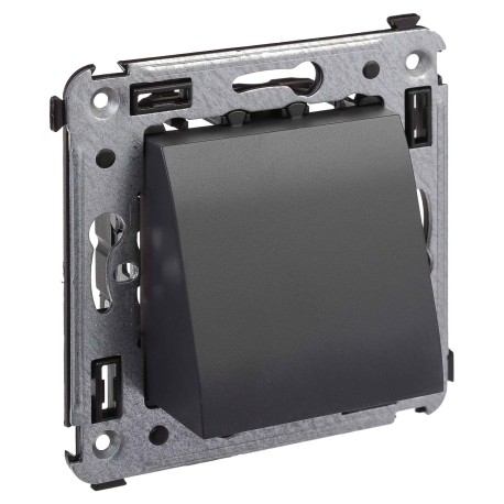 4412983 | Вывод кабеля из стены Avanti, Черный матовый-1