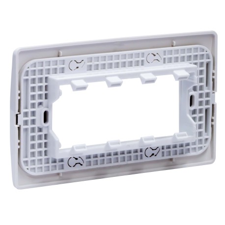 10245 | Каркас в сборе с рамкой под 4 модуля VIVA (для монтажа ЭУИ в коробки код 10143)-2