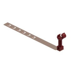 Держатель под черепицу пластиковый, 450 мм, медь