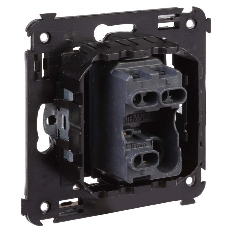 4402113 | Переключатель одноклавишный в стену, "Avanti", "Черный квадрат"-3