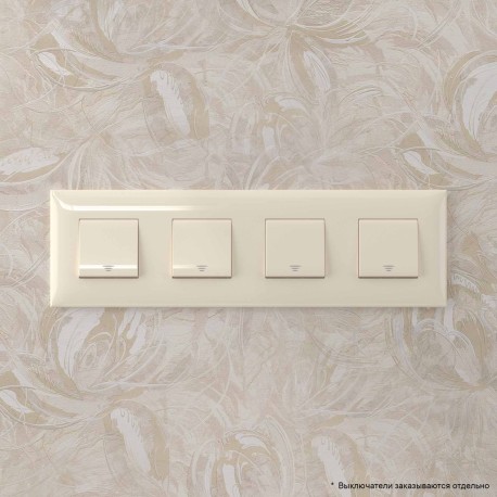 4405908 | Рамка ARTLEBEDEV, "Avanti", "Ванильная дымка", 8 модулей-5